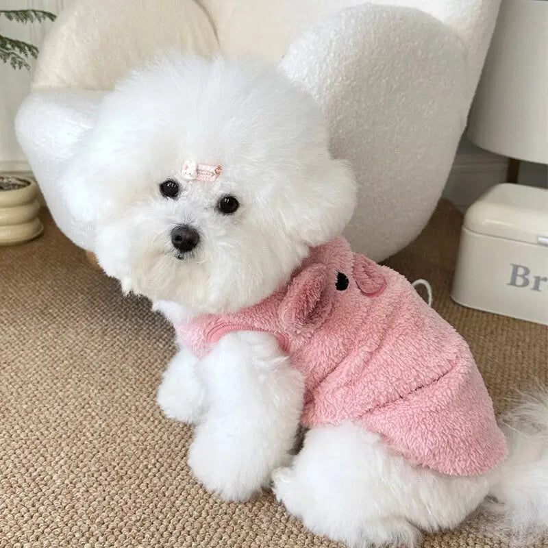 Fleece Pet Vest for Small Dogs & Cats, Warm Puppy Coat, Soft Pet Sweater, Winter Dog Clothes, Cozy Cold Weather Apparel for Puppies & Kittens, Indoor Outdoor Wear, Daily Walks. Indoor,Outdoor