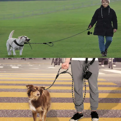 Heavy-Duty Double Handle Dog Leash